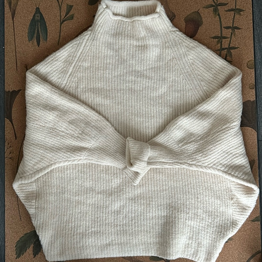 Chunky batwing sweater